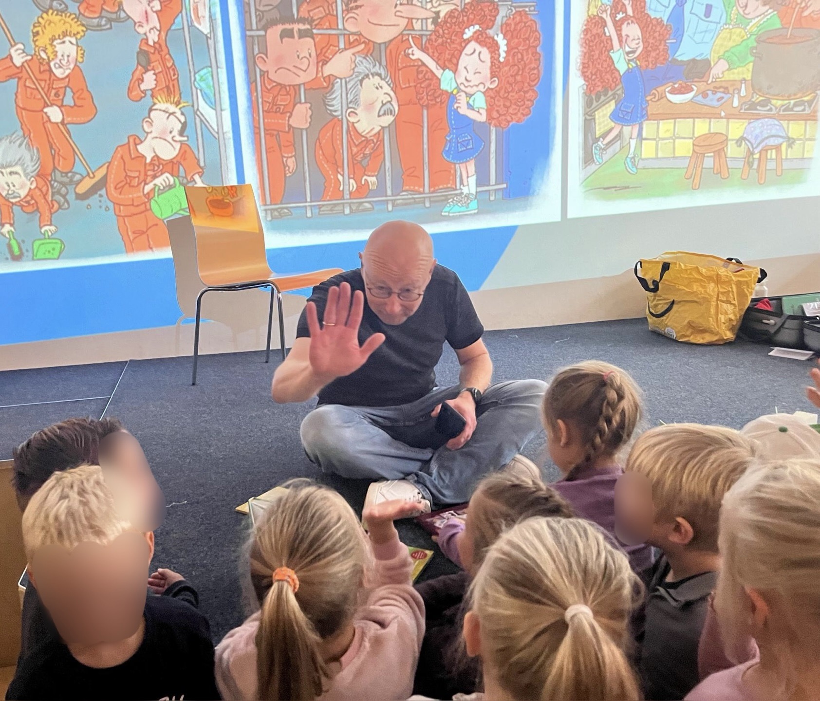 Bram Kasse schoolbezoek
